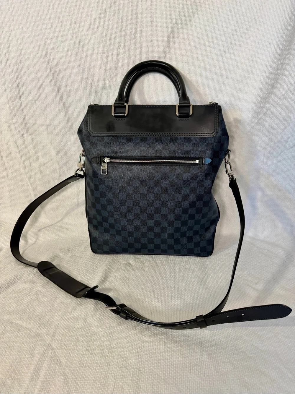 Louis Vuitton Damier Colbalt Neo Greenwich Messenger Tote Bag